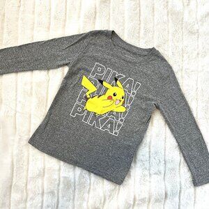 Kids jumping beans Pokemon Pikachu T-Shirt (Gray) 6